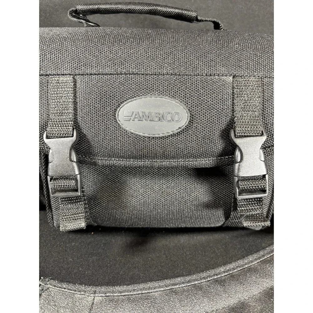 Ambico Black Nylon Padded Camera‎ Bag W/Strap